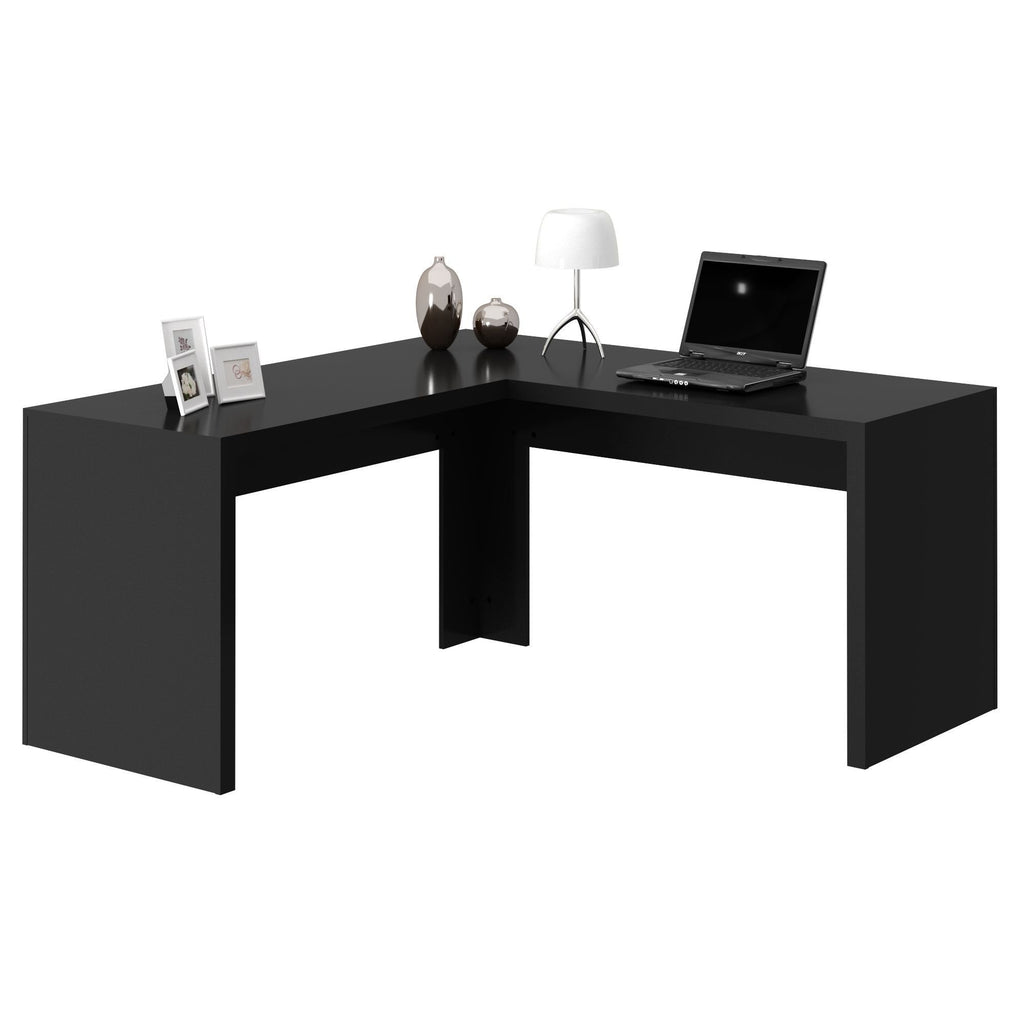Escrivaninha Mesa Escritório Angular em L ME4116 157,3cm Tecno Mobili