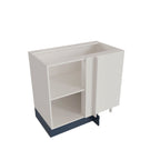 Balcão de Canto Reto sem Tampo 1 Porta Arizona CabeCasa Azul/Branco