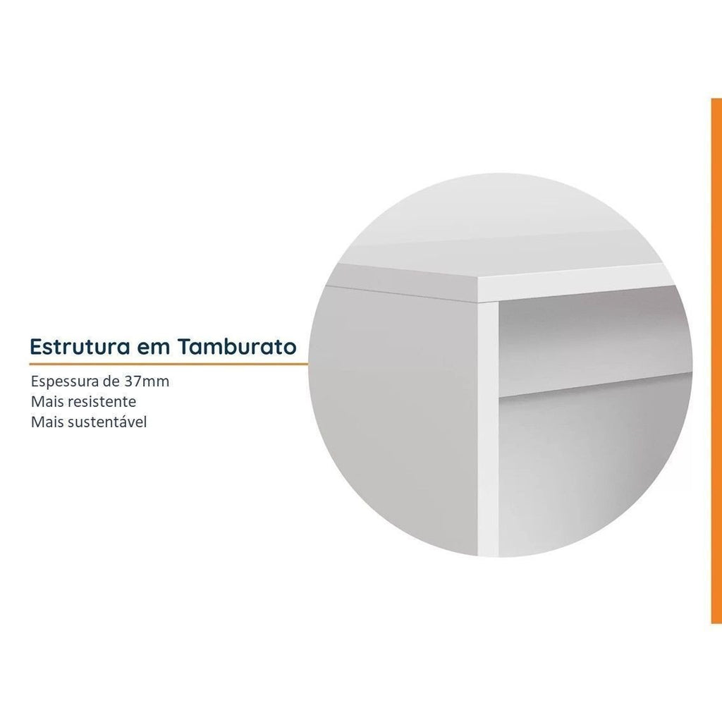 Escrivaninha Mesa Escritório em Tamburato Acabamento em BP Ficus CabeCasa MadeiraOriginals 150cm