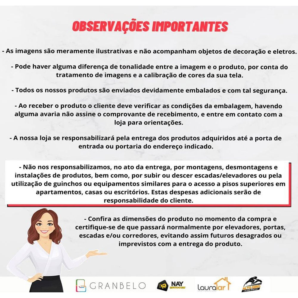 Conector de Encaixe para Móveis Zincado Aço Carbono 6 Pares Gran Belo G59
