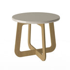 Conjunto Sala de Estar Lotus Rack e Mesa de Centro MDF Carvalho/Off White Espresso Móveis