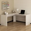Escrivaninha Mesa Escritório Angular em L ME4116 157,3cm Tecno Mobili