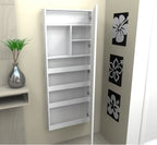 Espelheira Suspensa para Banheiro Marcenaria BrasilWeb com Porta Espelhada 60cm Branco