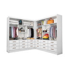 Closet Casal Duplo Sevilha Premium 18 Gavetas Carioca Móveis