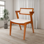 Conjunto Sala de Jantar Mesa Verona Tampo Vidro e MDF com 4 Cadeiras Ímola Authentic Off White Espresso Móveis