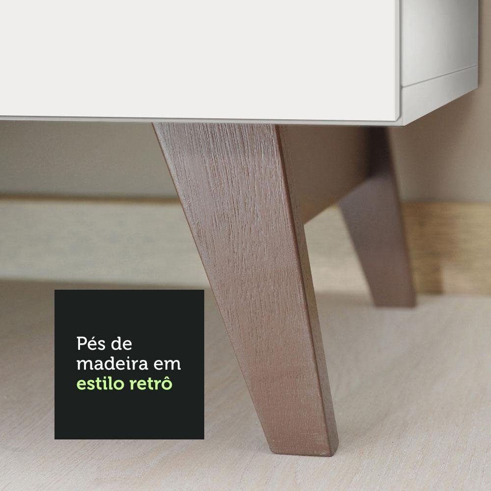 Armário de Cozinha Completa 310cm Branco Reims Madesa 02