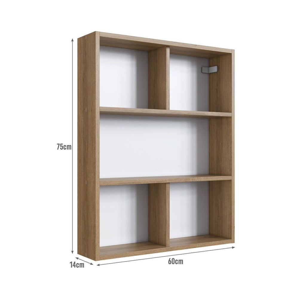 Conjunto para Banheiro Modulado Yescasa 156cm 5 Peças Cuba LED Bege/Mel/Arenas