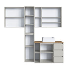 Conjunto para Banheiro Modulado 168cm com 4 Peças Gabinete Suspenso com Cuba Belagavi Art in Móveis Arenas