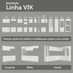 Porta-Geladeira 83 Cm 1 Porta Basculante Branco Vik Madesa G2708109VK