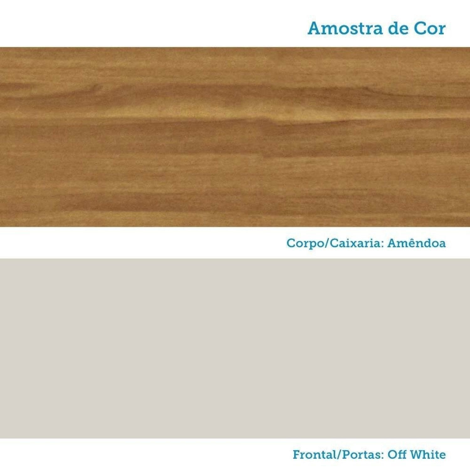 Armário Aéreo de Cozinha 120cm 3 Portas Vidro Reflecta Itália Espresso Móveis Bege/Amêndoa/Off White
