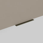 Armário Aéreo Porta Basculante 80cm Puxador 150cm Ipanema CabeCasa MadeiraOriginals Fendi Trama/Branco