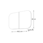 Espelheira para Banheiro Fabribam Tereza Cristina 86cm Catedral
