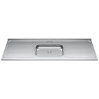 Pia de Cozinha com Cuba 180cm Aço Inox e Válvula Ghel Plus