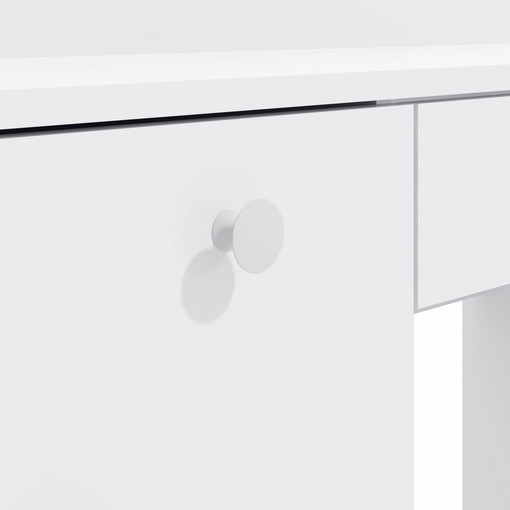 Penteadeira Espelhada 7 Gavetas 117,7cm x 142,5cm Ditália Móveis Branco