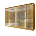 Guarda-Roupa Casal 6 Portas 8 Gavetas Reflecta Cumaru Yescasa 100% MDF Marrom/Marrom