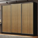 Guarda-Roupa Casal Royale 100% MDF Madesa 3 Portas de Correr 4 Gavetas 8 Prateleiras