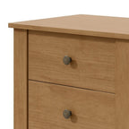 Kit Quarto Infantil 3 Peças com 2 Camas Solteiro e Mesa de Cabeceira Athenas Maggiore Amêndoa Clean
