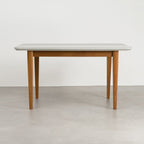 Conjunto Sala de Jantar Tangará Tiê Mesa com 4 Cadeiras Madeira Maciça Tampo MDF e Vidro CabeCasa MadeiraOriginals Bege/Cara