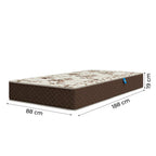 Colchão Solteiro UMAFLEX Marquês D33 88x188x19 Marrom Suporta Até 90kg