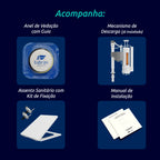 Vaso Sanitário Monobloco Cerâmica Diamante Tubrax Branco VAB0005