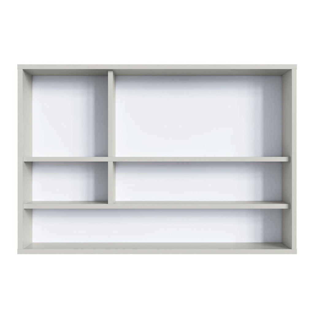 Armário Espelheira para Banheiro Bari Art in Móveis 3 Portas com Nicho 90cm Bege/Arenas