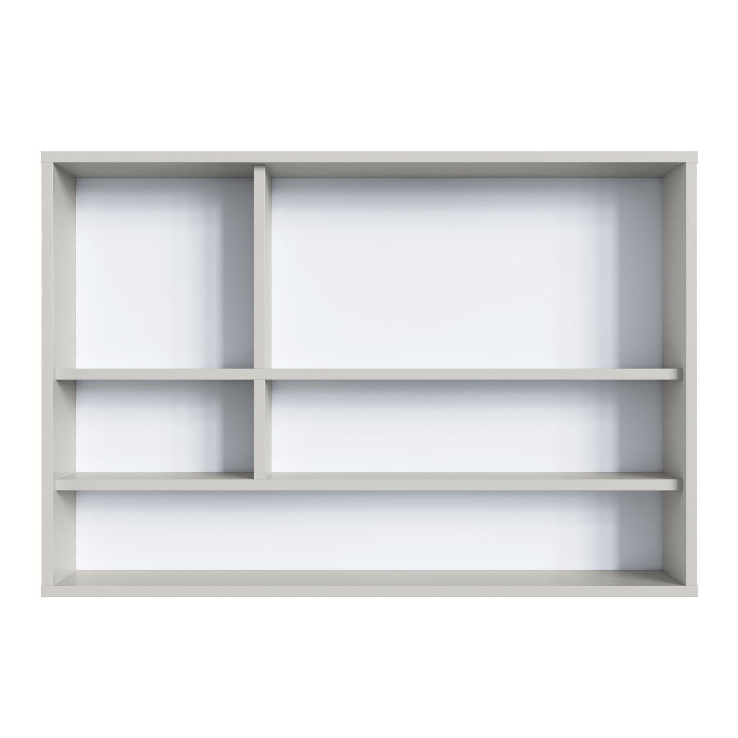 Armário Espelheira para Banheiro Bari Art in Móveis 3 Portas com Nicho 90cm Bege/Arenas