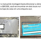 Balcão de Cozinha para Pia 3 Portas 3 Gavetas 160cm sem Tampo Sara J Carvalho Branco