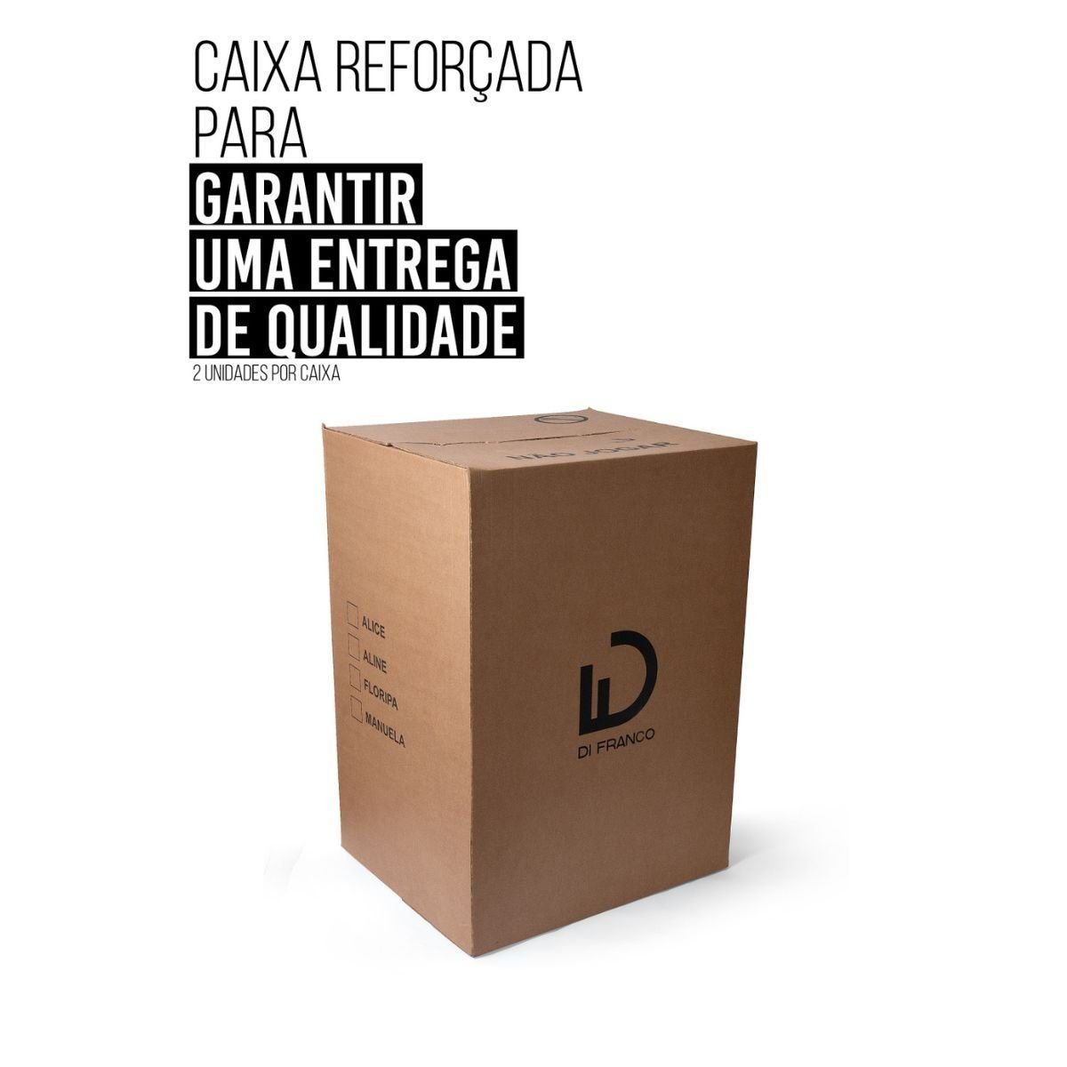 Kit 6 Cadeiras de Jantar Manuela Madeira Maciça Estofada Premium Di Franco