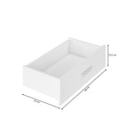 Escrivaninha Mesa Escritório em L com Cômoda Leonie 6 Gavetas 138cm Yescasa