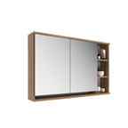 Armário Espelheira para Banheiro DJD Móveis EP400 2 Portas 90cm Mel
