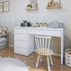 Escrivaninha 100% MDF Berlim 5 Gavetas 136cm Yescasa