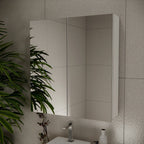 Espelheira para Banheiro Nature Estilare ESP4010 75cm 2 Portas Branco