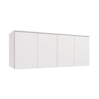 Armário Aéreo Baixo 4 Portas 175cm Modulado Adapt N543 Kappesberg Branco