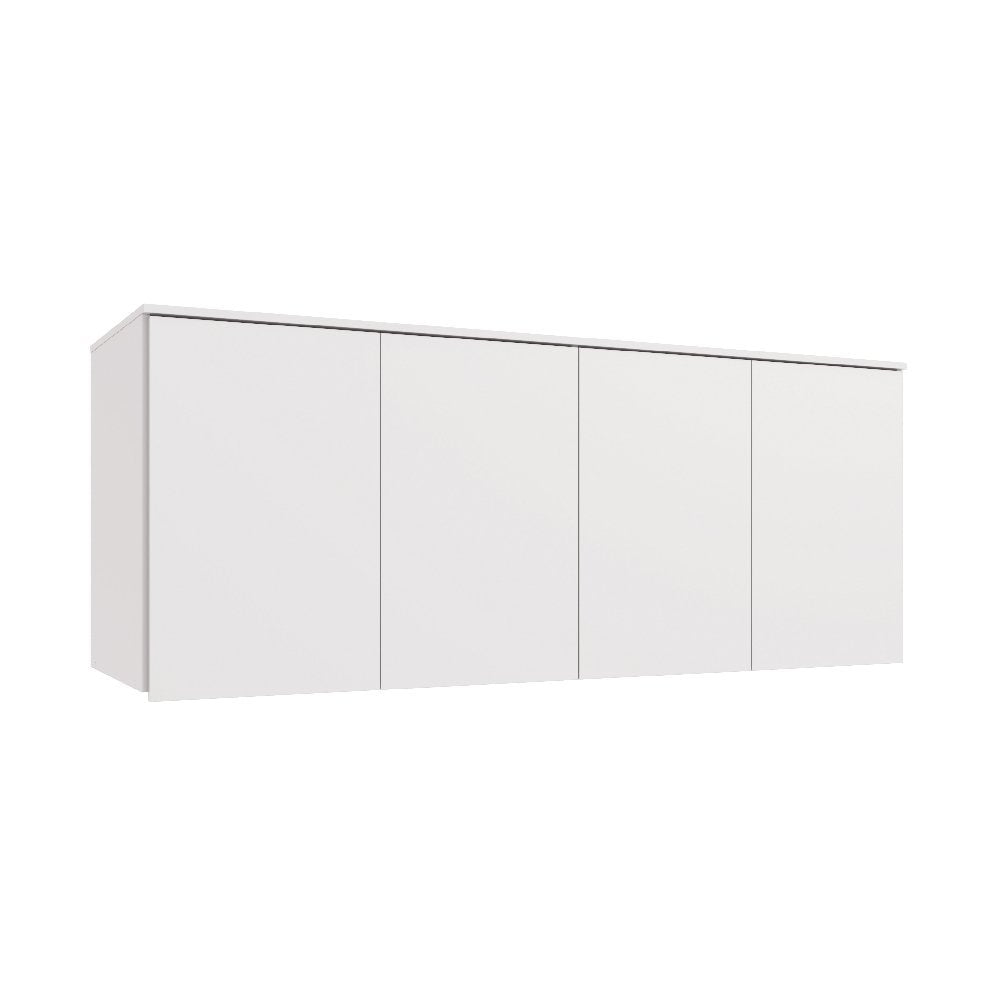Armário Aéreo Baixo 4 Portas 175cm Modulado Adapt N543 Kappesberg Branco