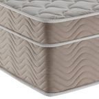 Colchão Solteiro Mola Ensacada Airtech Spring Pocket Ortobom Bege Branco 78x188x25cm