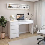 Escrivaninha 100% MDF Berlim 5 Gavetas 136cm Yescasa