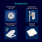 Vaso Sanitário Monobloco Cerâmica Navies Tubrax Branco VAB0004