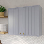 Armário Aéreo 2 Portas 80cm Marselha CabeCasa MadeiraOriginals Azul/Sereno