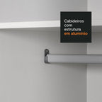Guarda-Roupa Casal 100% MDF Madesa Zurique 3 Portas de Correr com Espelho