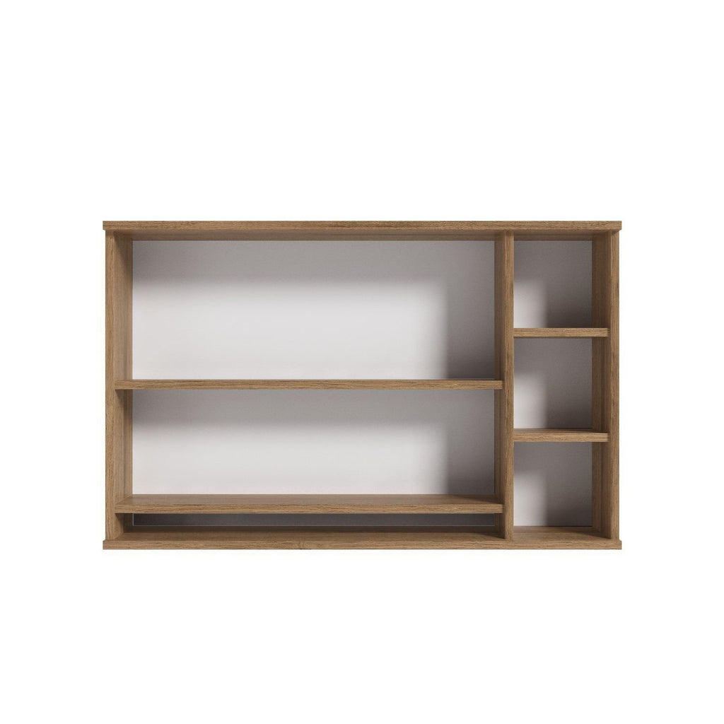 Armário Espelheira para Banheiro DJD Móveis EP400 2 Portas 90cm Mel