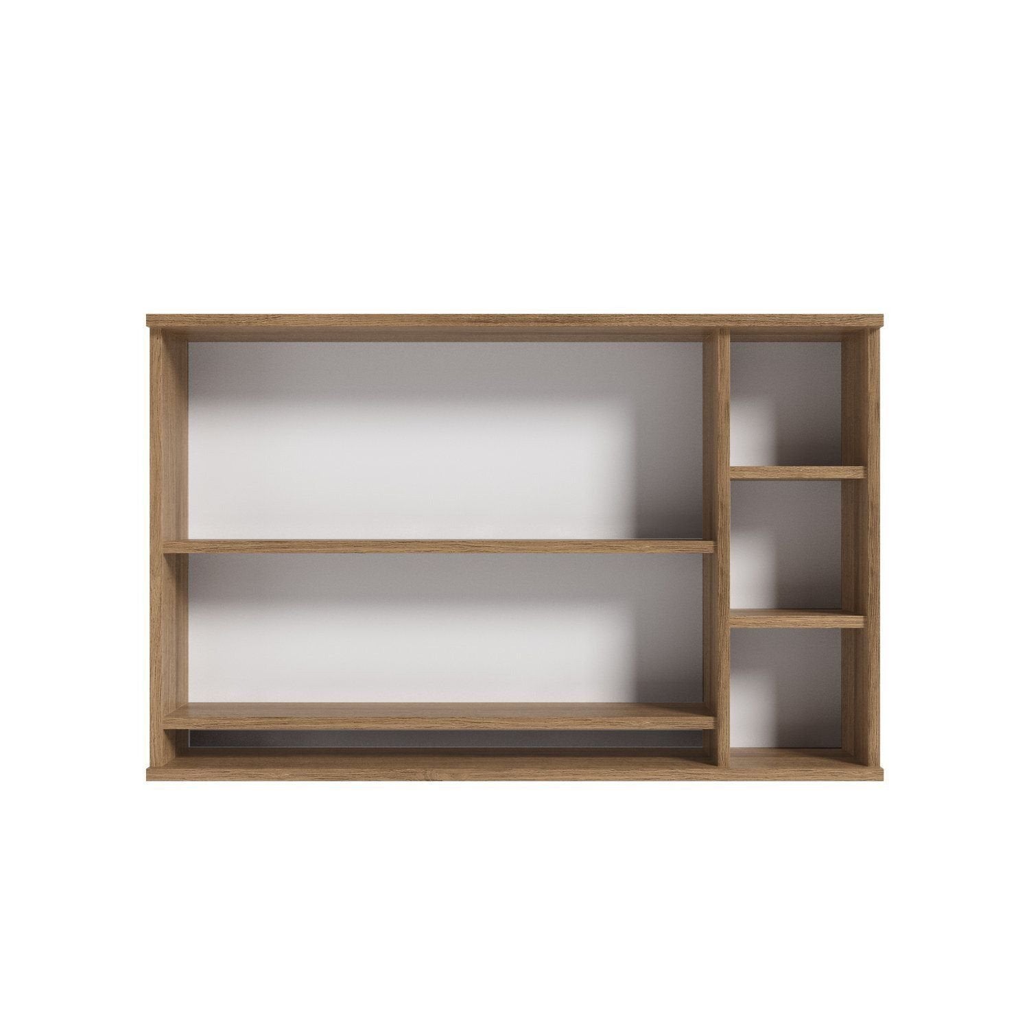 Armário Espelheira para Banheiro DJD Móveis EP400 2 Portas 90cm Mel