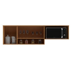 Cozinha Completa Modulada Alice Yescasa 6 Portas 2 Gavetas Laranja/Angelin Premium/Off White