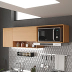 Cozinha Completa Modulada Alice Yescasa 6 Portas 2 Gavetas Laranja/Angelin Premium/Off White