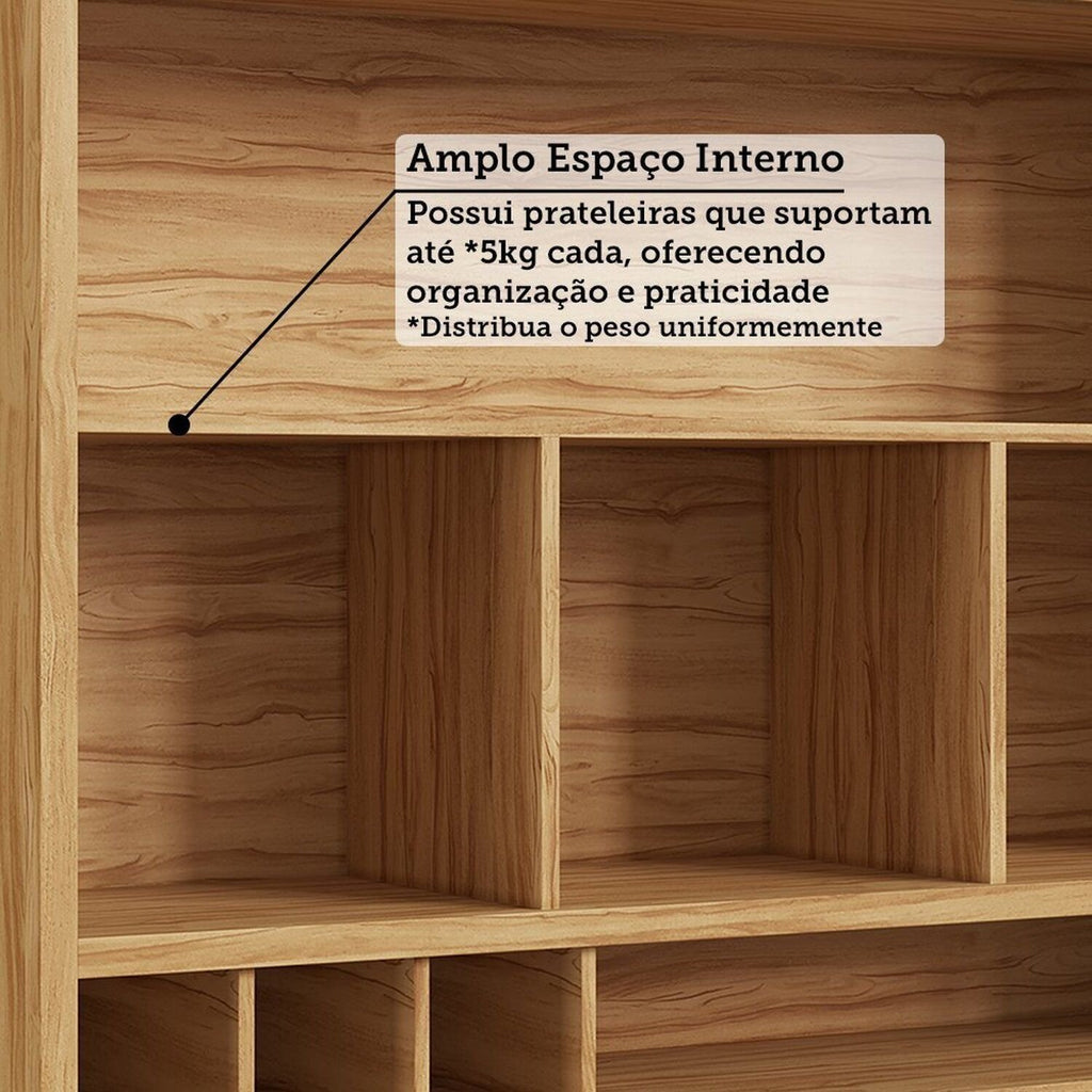 Armário Aéreo 2 Portas 120cm Vicenza Espresso Móveis Cinza/Amêndoa/Chumbo