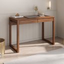 Mesa Escrivaninha Madeira Maciça Noah 2 Gavetas 110cm Idimex