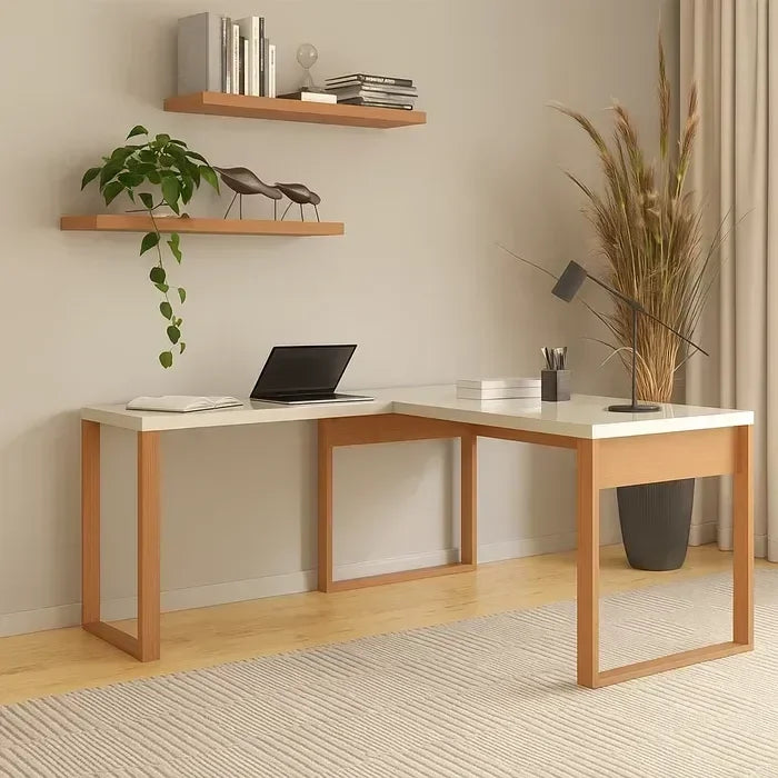 Escrivaninha Mesa Escritório Industrial 100% MDF 157,5cm Pradel