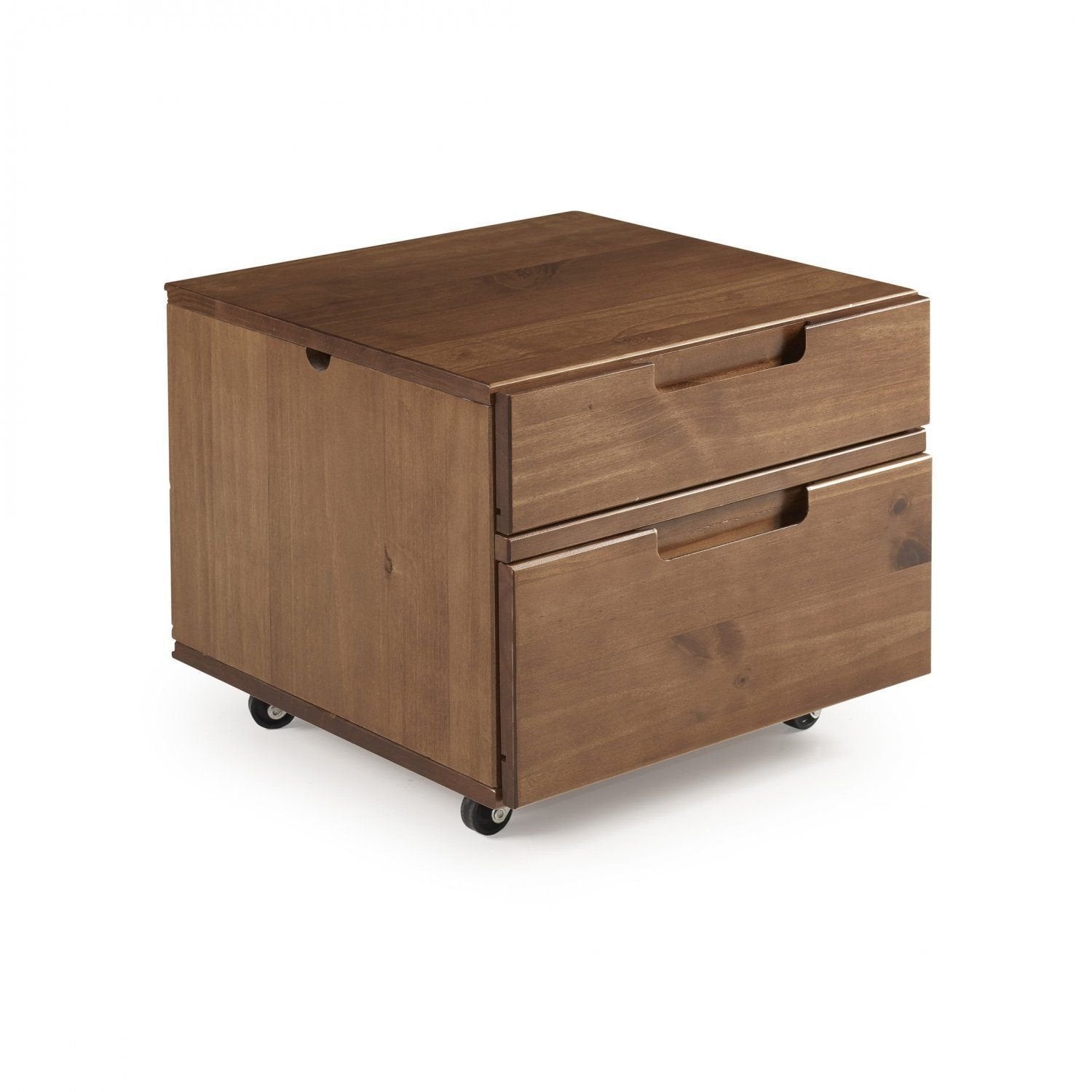 Cama Casal Multifuncional Madeira Maciça Irara CabeCasa MadeiraOriginals Marrom/Caramelo