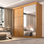 Guarda-Roupa Casal 2 Portas 6 Gavetas D Doro Coliseu 100% MDF Marrom/Cinamomo/Off White