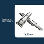 Armário Espelheira para Banheiro Athlone Estilare 3 Portas com Prateleira 76cm Bege/Nude