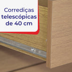 Guarda-Roupa Casal 8 Portas Império D Doro 100% MDF Cinamomo/Off White